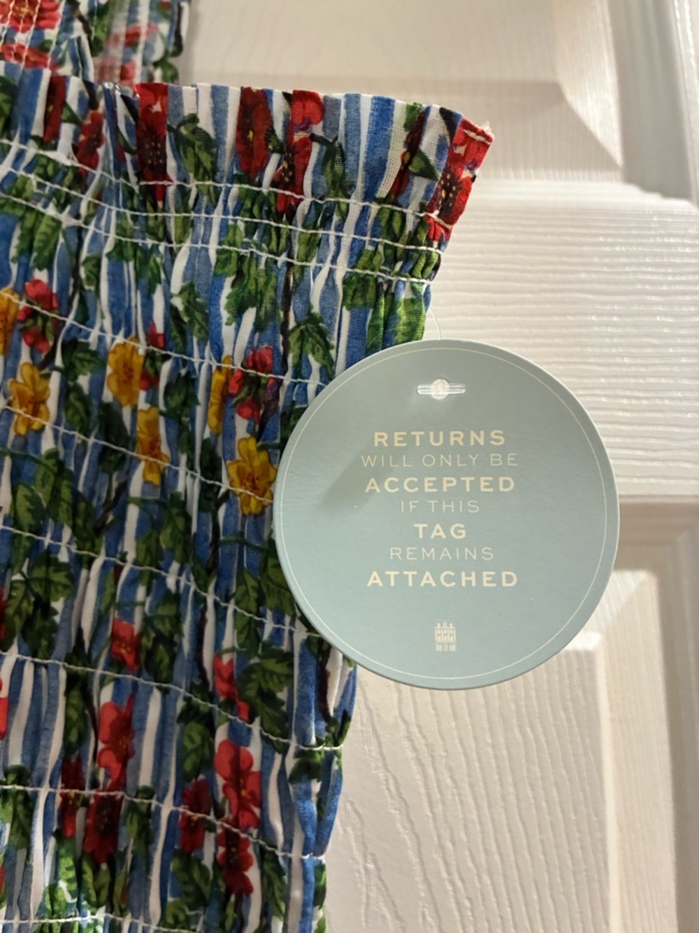 Hill House Azalea Maxi Nap Dress Geranium Stripe - Picture 2 of 5